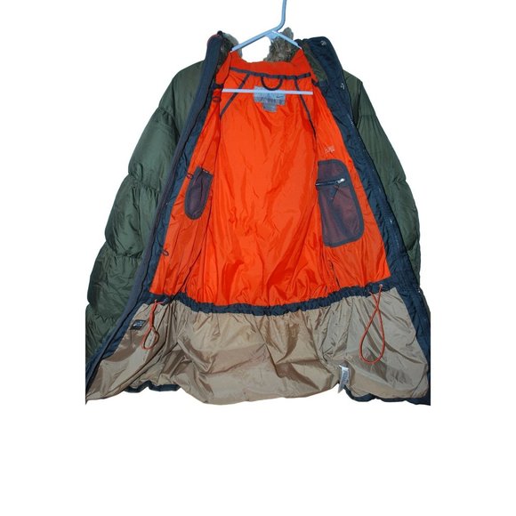 Vintage Nike Down Snorkel RipStop Puffer Parka Hooded Jacket Coat Sz Large - Picture 5 of 12